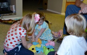 First time 2 year-old Kylie plays Hungry, Hungry Hippo with cousins Parker 6, and Khloe 4.